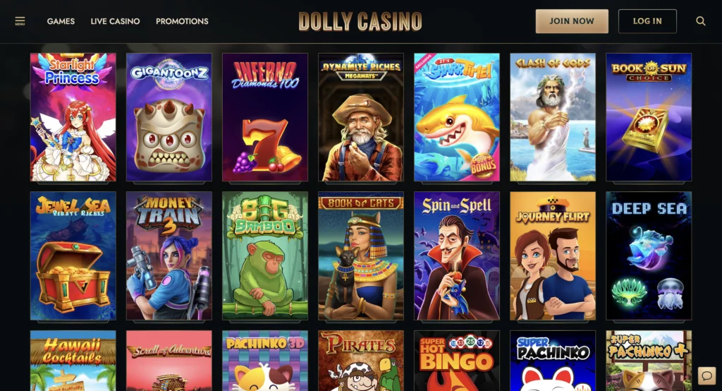Herní Portfolio Dolly Casino