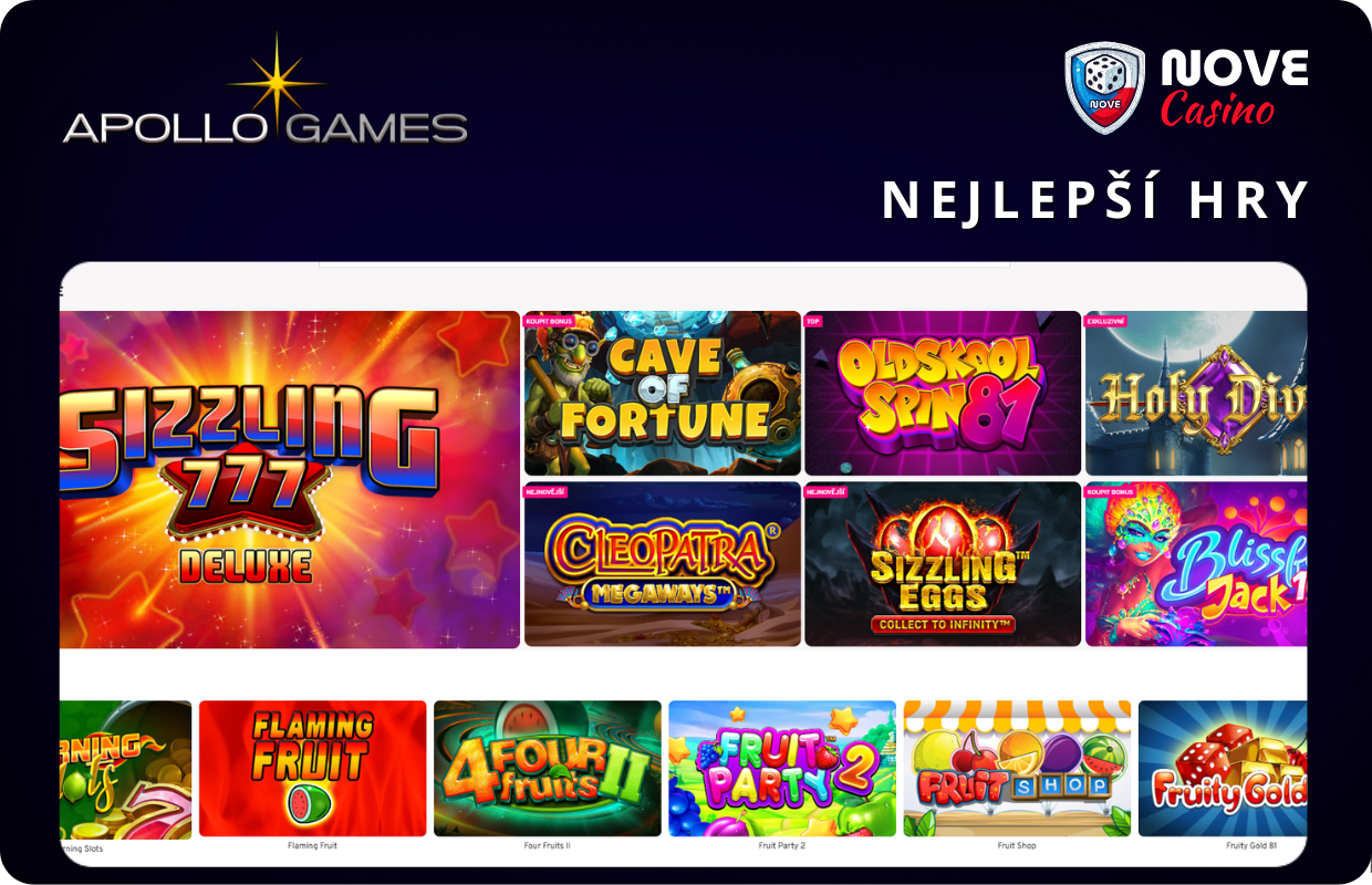 Nejlepší hry Apollo Games