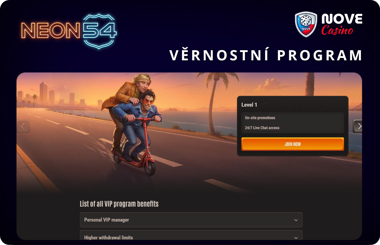Věrnostní program Neon54