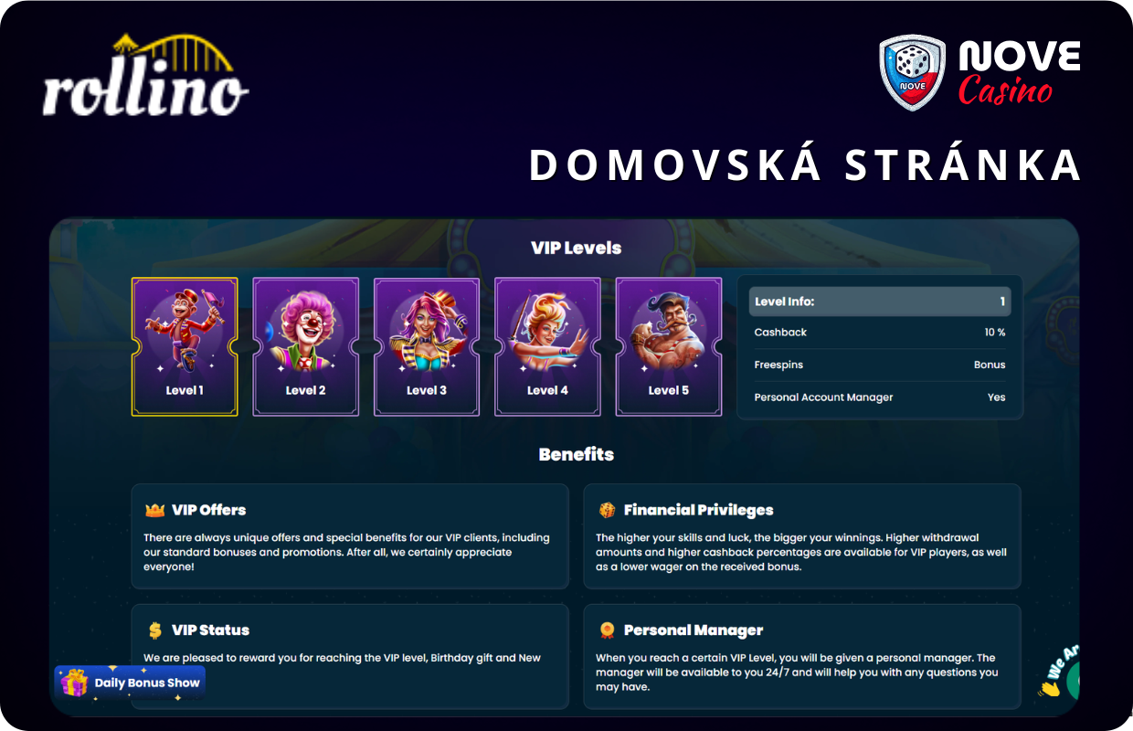 Věrnostní program Rollino