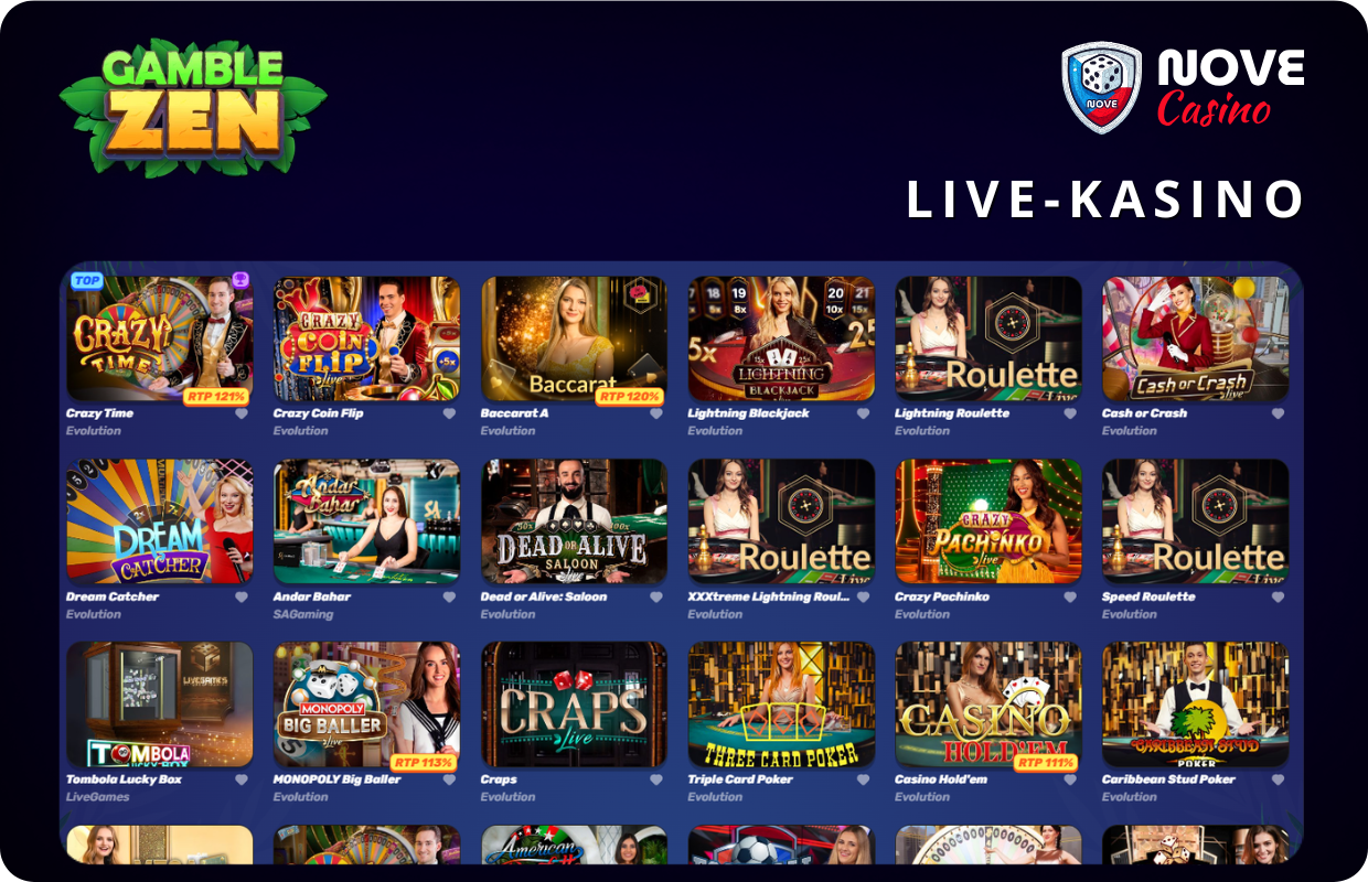 Live-kasino Gamblezen
