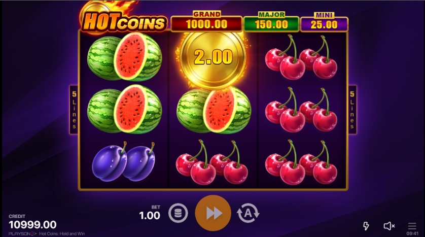 Režimy hry: Hot Coins: Drž a vyhraj