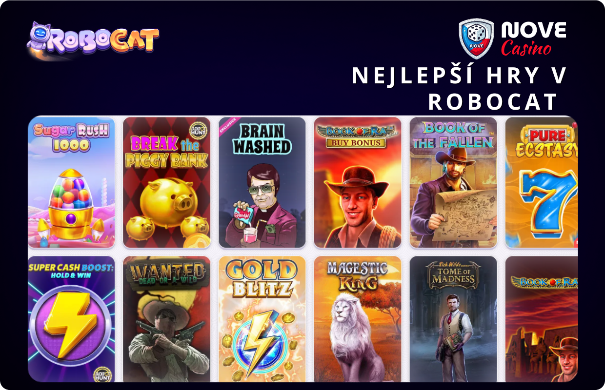 Nejlepší hry v Robocat kasinu
