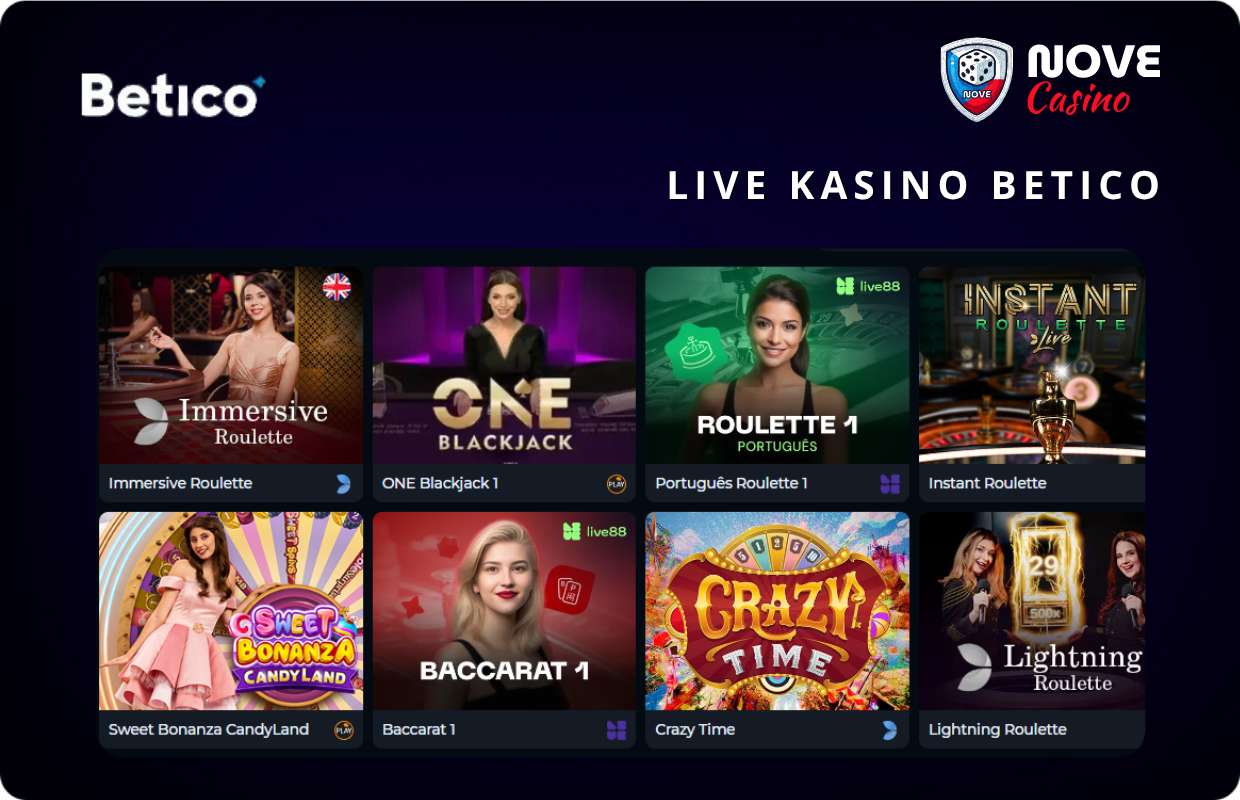 Live kasino Betico
