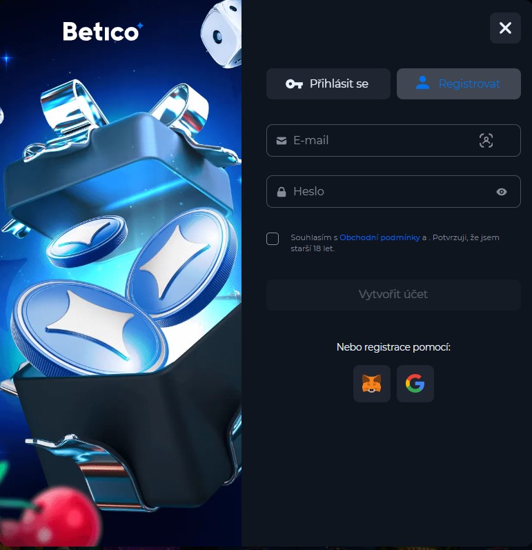 Registration Betico