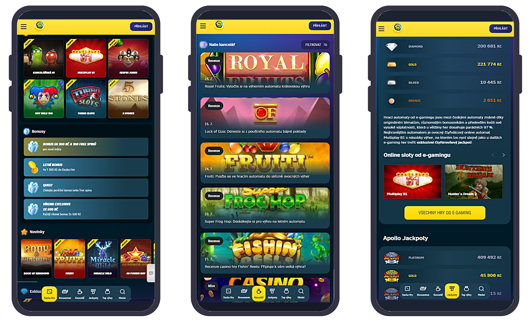 Sazka Casino Mobile Application