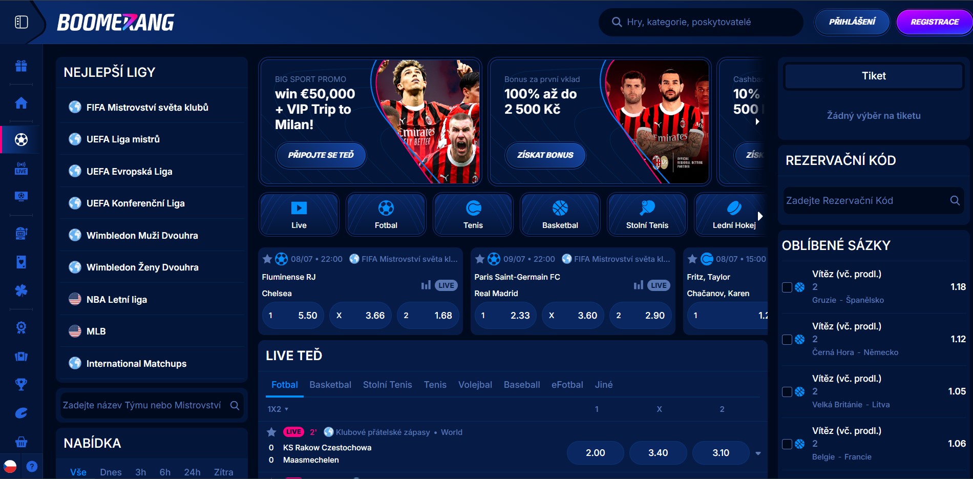 Sport Boomerang Bet