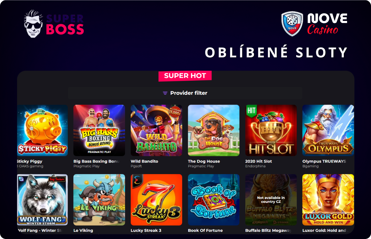 Nejlepší hry v Superboss