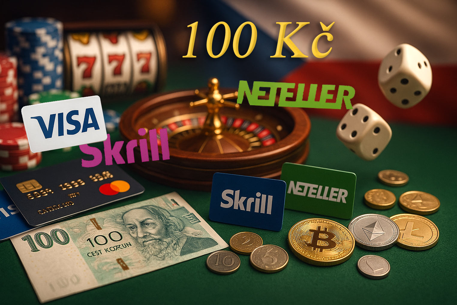 Další způsoby dobití 100 Kč