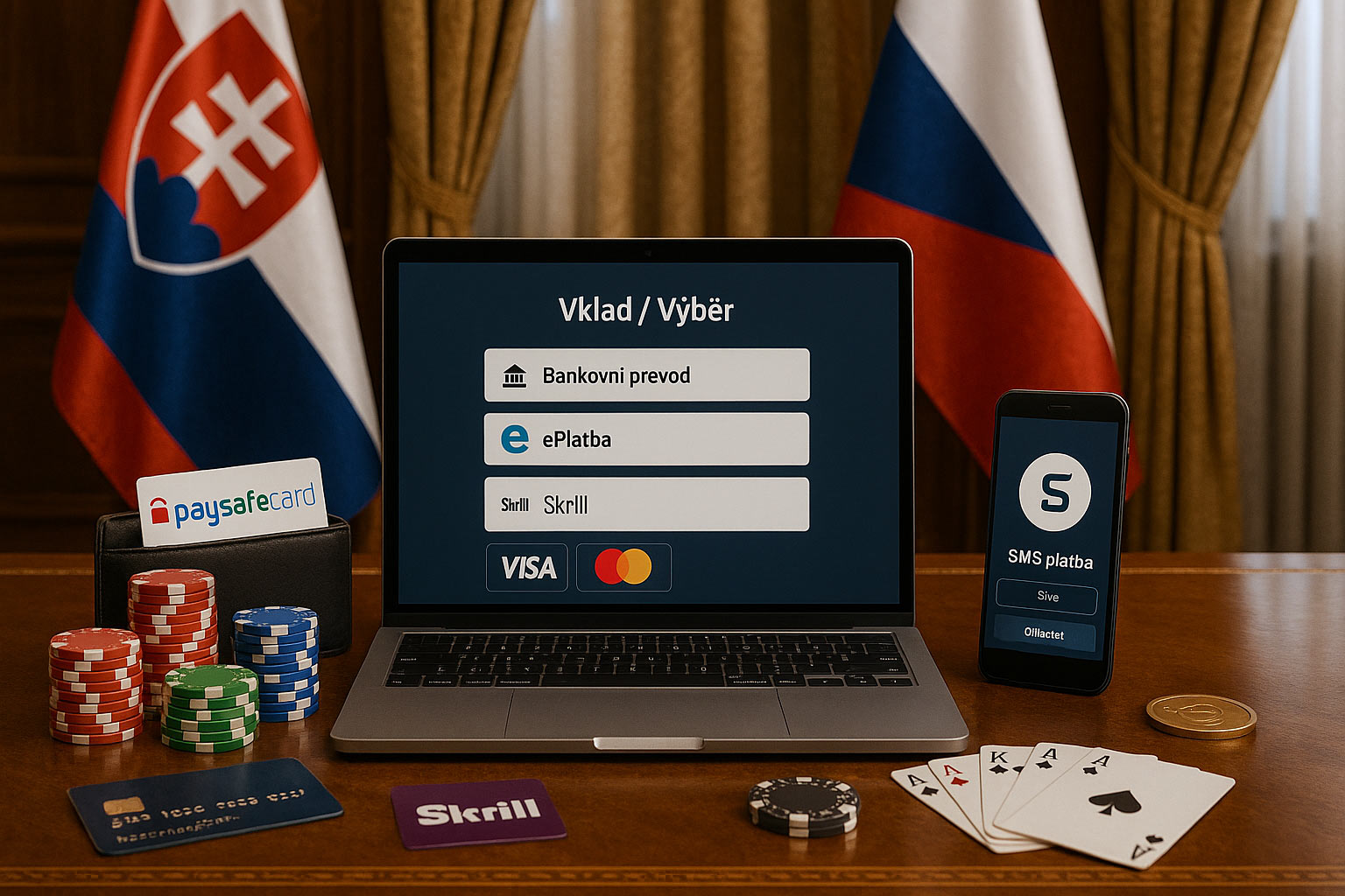 Slovenské casino pro české hráče - Slovak payments