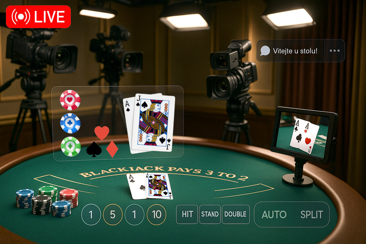 Blackjack live casino - Co je to?
