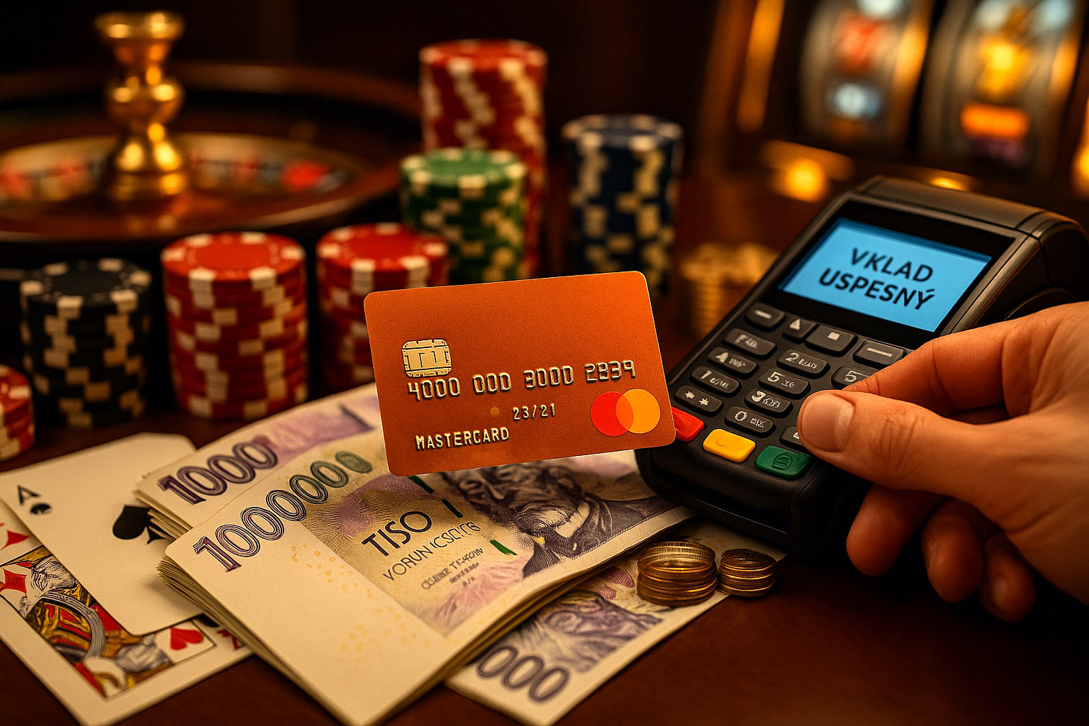 Mastercard kasina - Online kasina, která přijímají karty