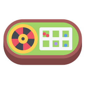 Roulette table