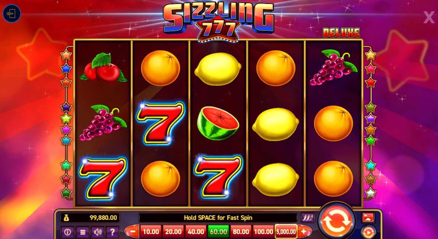 Sizzling 777 (Wazdan) - 777 výherní automaty - casino